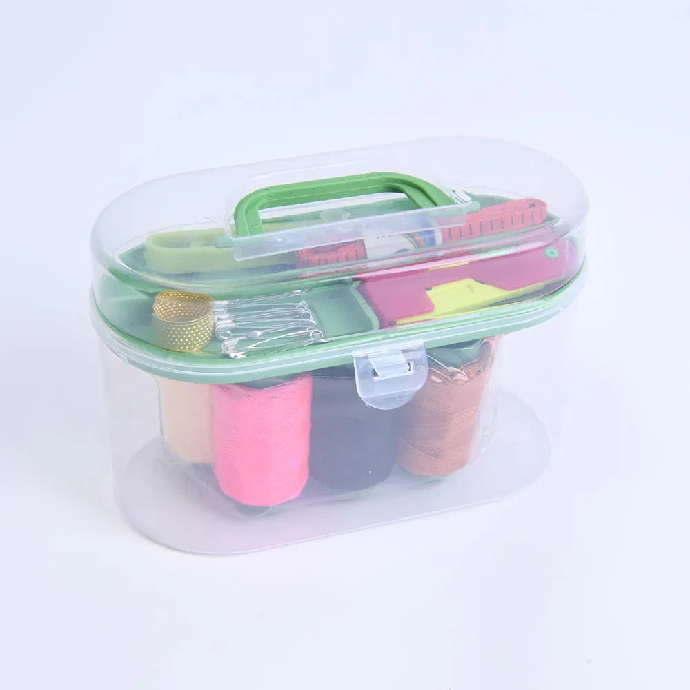 31 PCS Mini Sewing Kit Big Box Set of Portable Sewing Thread Case Needle Thread Tool