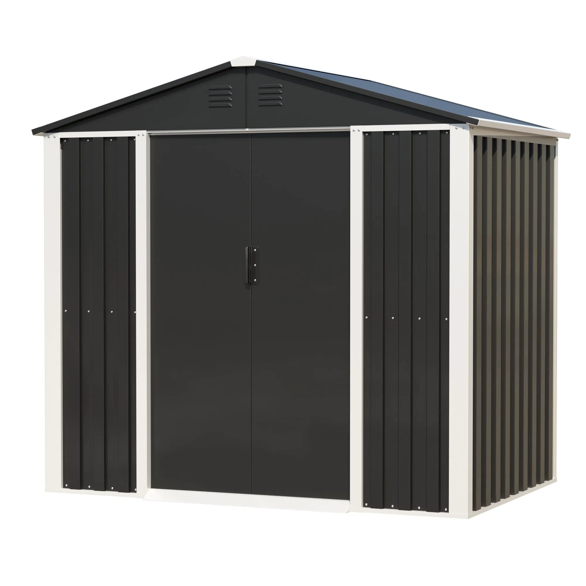 Waterproof Outdoor Field Mower Storage Metal Shed Garden Tool Shed