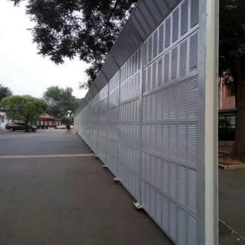 Noise Cancelling Sound Absorbing Barrier Panels Noise Barrier Wall Construction Noise Reduction Sound Barrier Wall