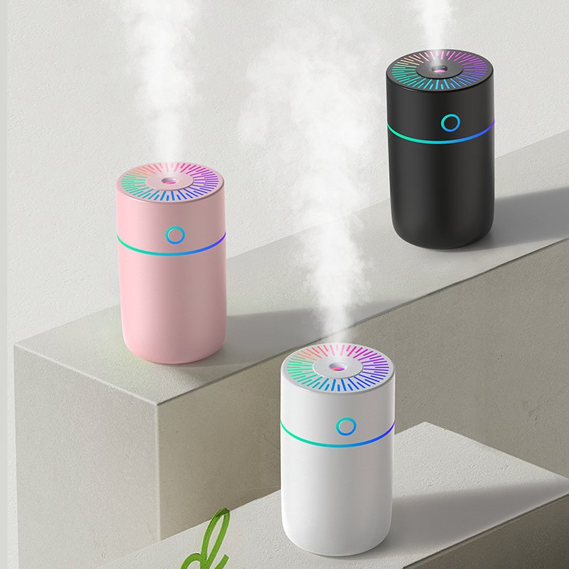 New Arrival USB Portable Mini Car Humidifier Home Ultrasonic Humidifier with Colorful Night Lights