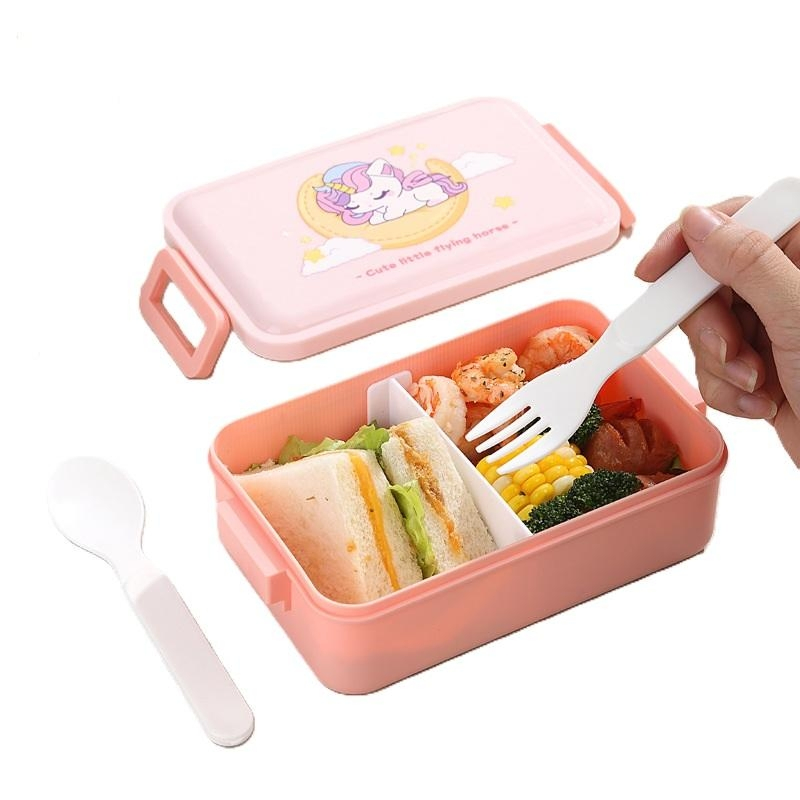 Versatile Portable Large-Capacity Microwave-Safe Lunch Box for Work