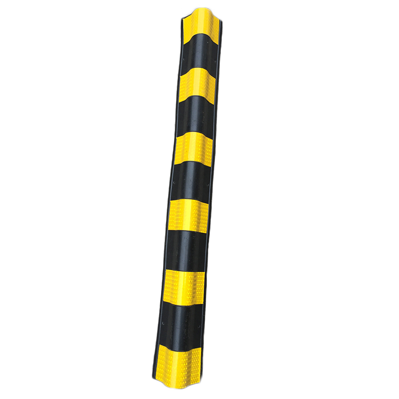 Round Corner 1200mm Rubber Reflective Corner Guard