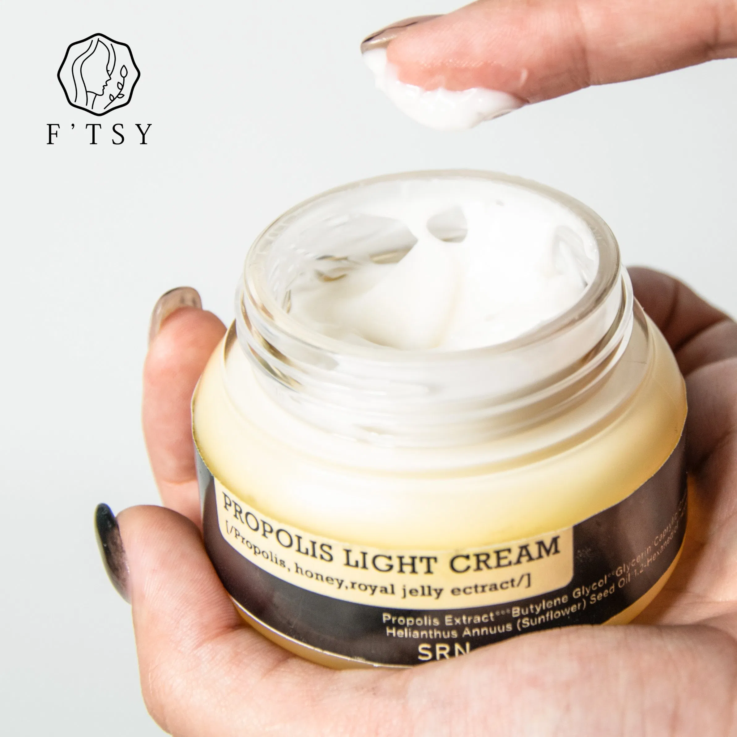 Private Label Natural Nourishing Light Honey Propolis Enrich Facial Cream