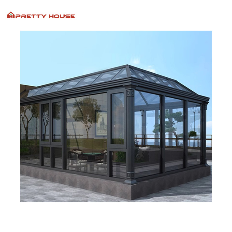 High Quality Winter Garden Room Aluminium Sunroom Conservatory Four Seasons Glass House