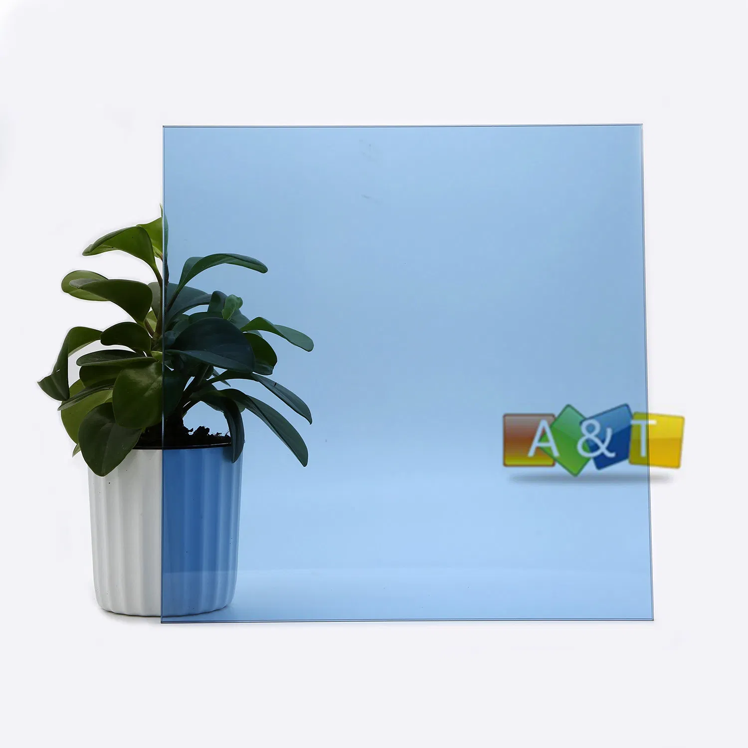 4mm 5mm Dark Blue Ford Bluefloat Glass Tinted Float Glass for Window etc