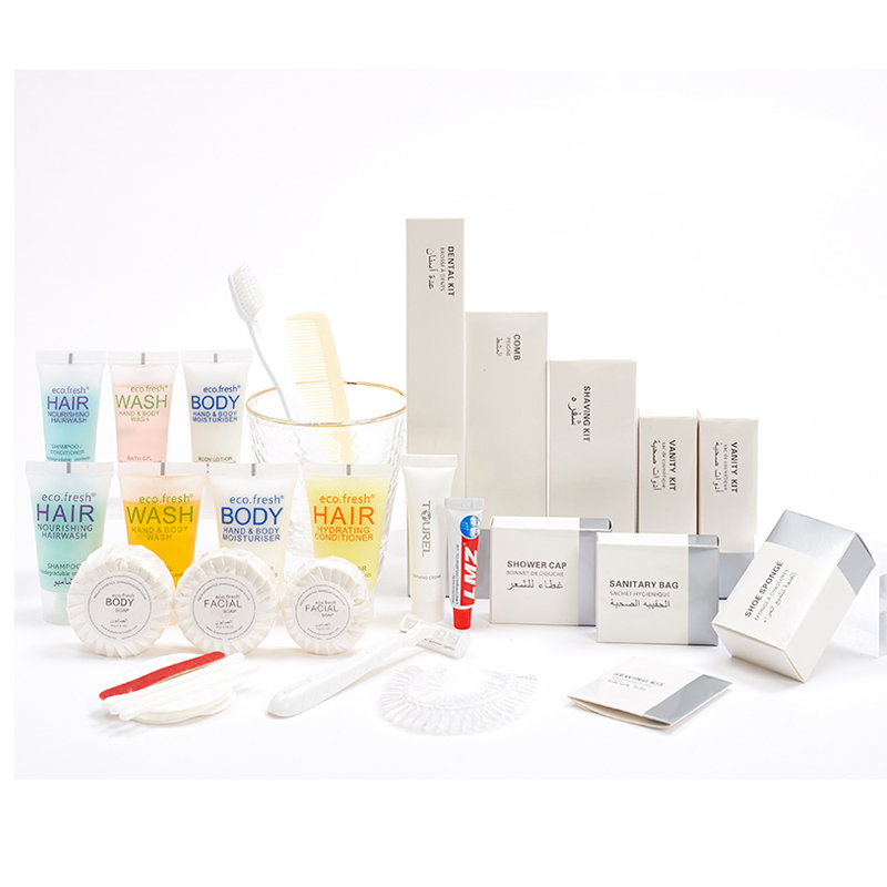 OEM Logo Cheap 5 Star Hotel Toiletries Set Wholesale Disposable Hotel Guest Room Amenities Set Manufacturers