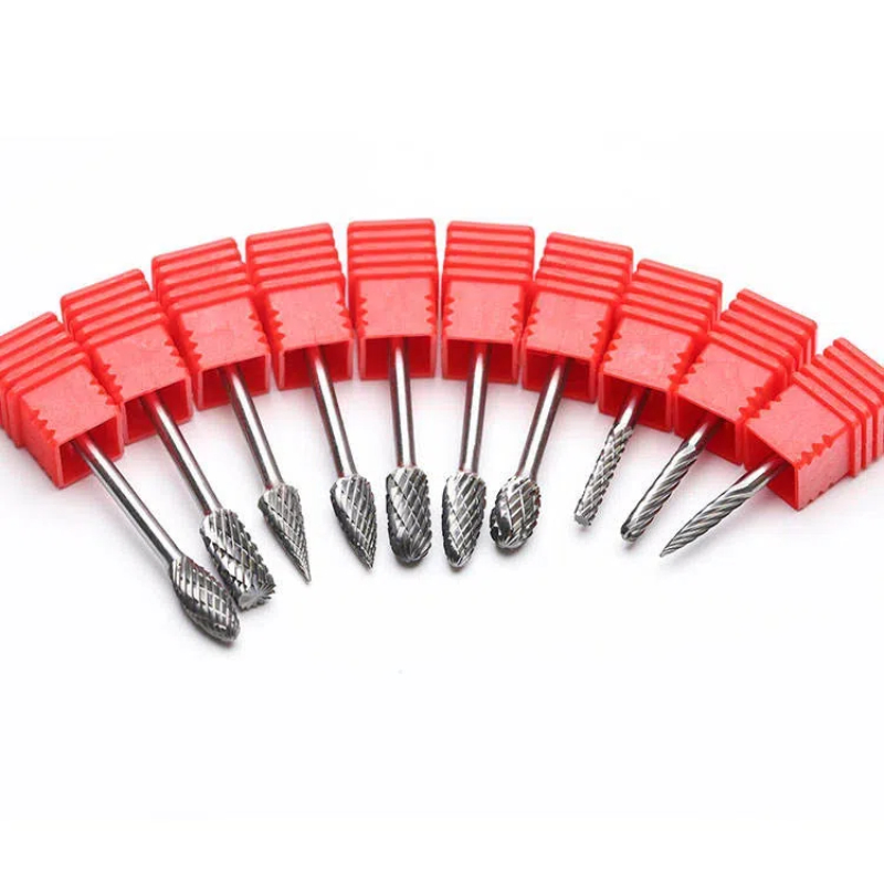Buytop H M-Type Tungsten Carbide Burrs Rotary Files Deburring Tools Carbide Bur Set