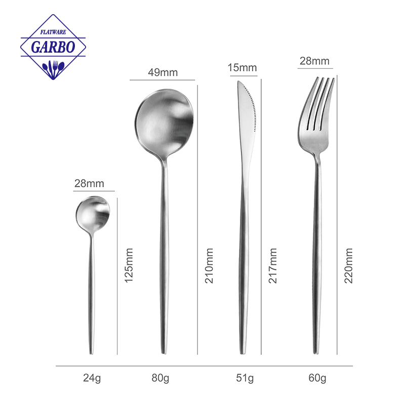 Promotion Daily Use 304ss Mirror Polish Dessert Fork with Thick Handle