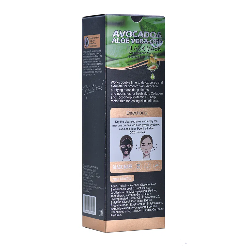 Aloe Vera Deep Cleansing Black Face Mask for Pores