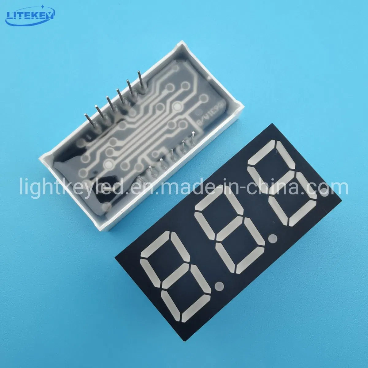 Three Digits LED 7 Segment Display