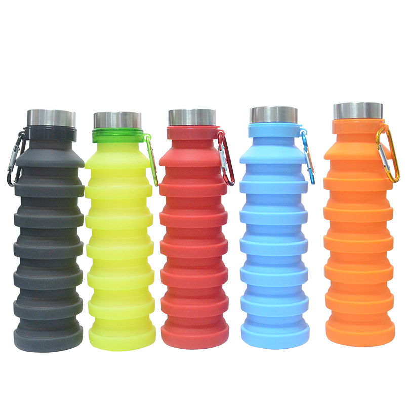Mini Sport Silicone Portable Foldable Water Bottle