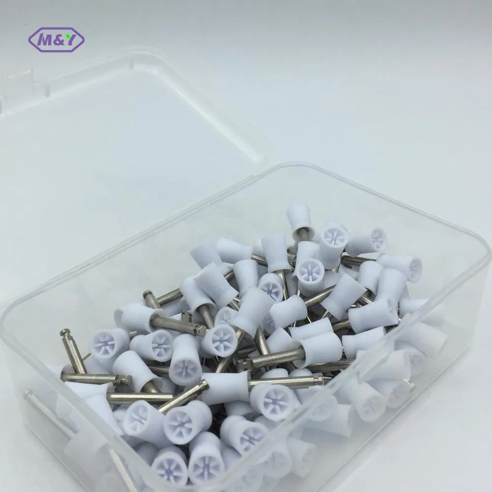 Одноразовые силиконовые полировальные чашки для стоматологии