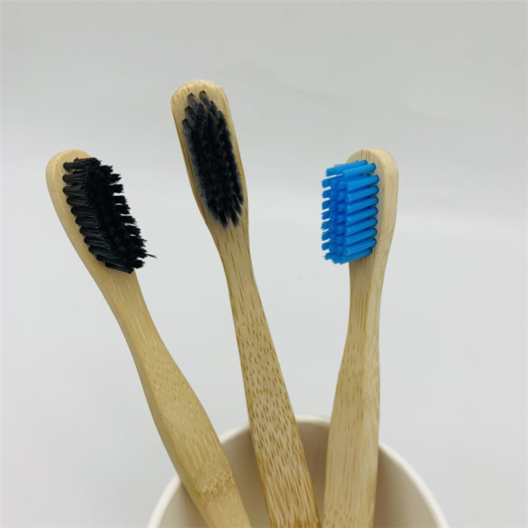 100% Biodegradable Natural Bamboo Toothbrush W