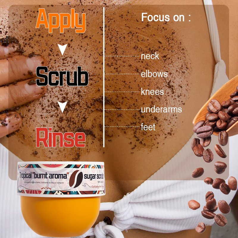 Effective Exfoliation to Create Smooth Skin Gentle Non-Irritating Coffee Body Scrub