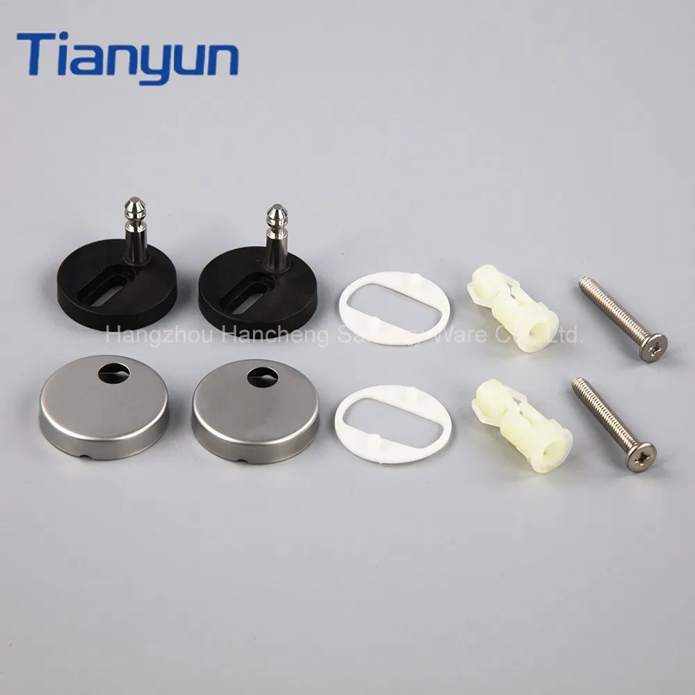 Toilet Seat Cover Top Fixing Screw Bolts Install Kit Top Kit Integrated One-Piece Gasket Toilet Seat Hinge