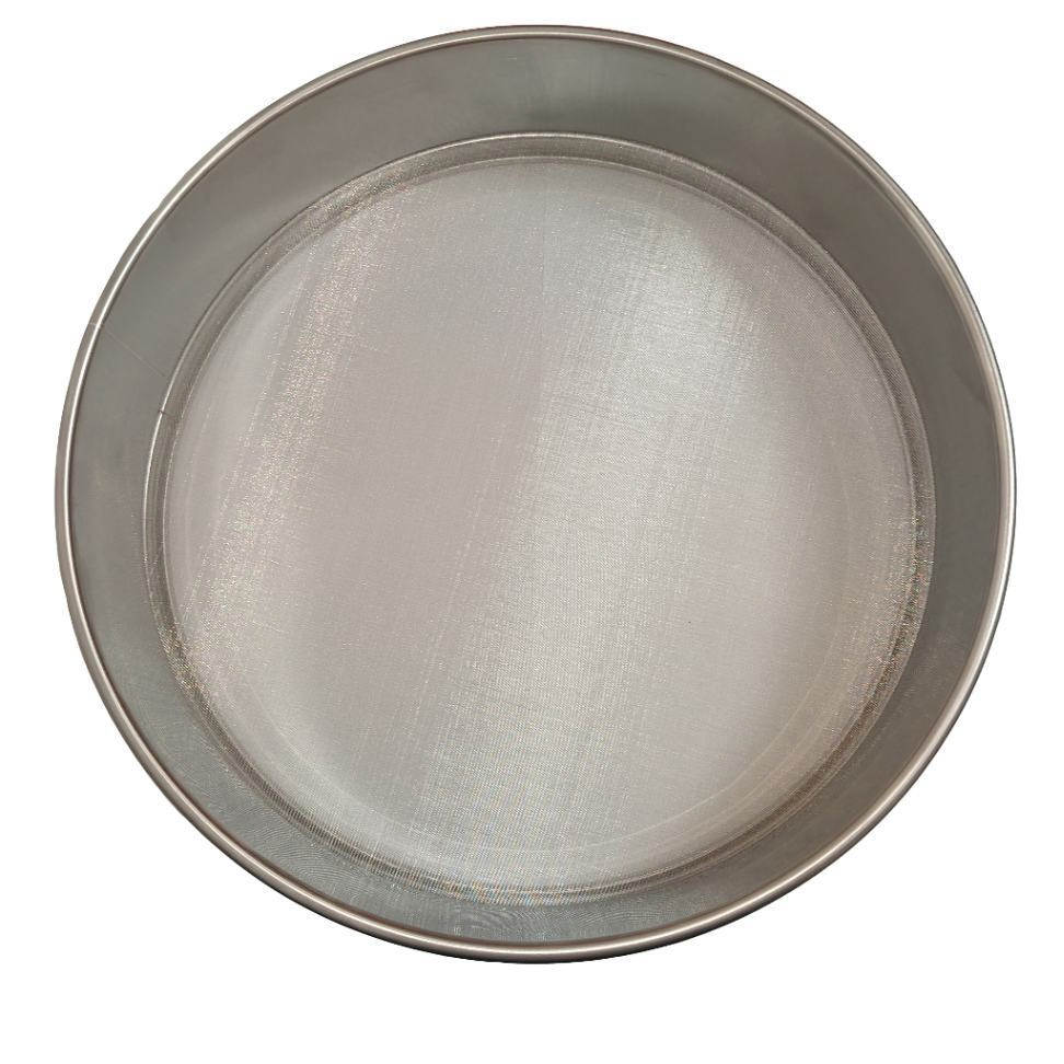 10-50cm 304 Stainless Steel Test Sieves Lab Sieves 45 Micron 325 200 Mesh Round Shape Stainless Steel Lab Test Sieve