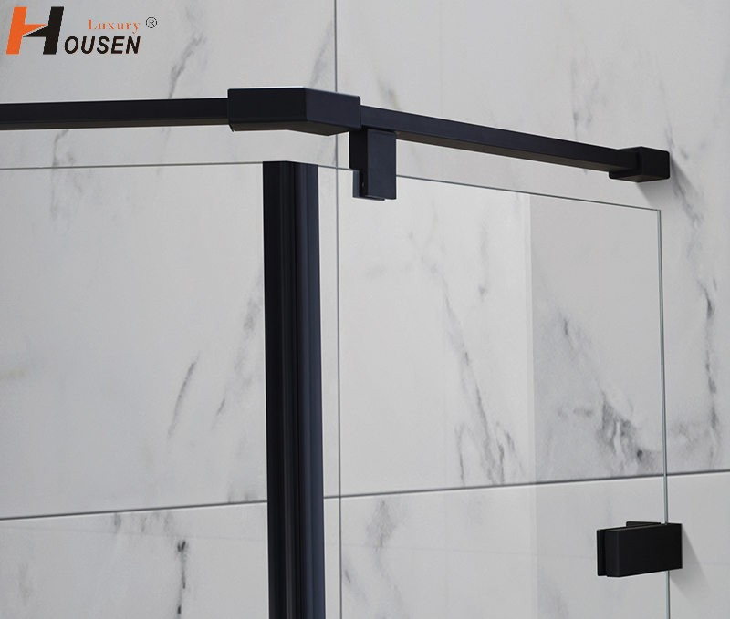Custom Design Tempered Glass Shower Door Enclosure Screen Pivoted Shower Room