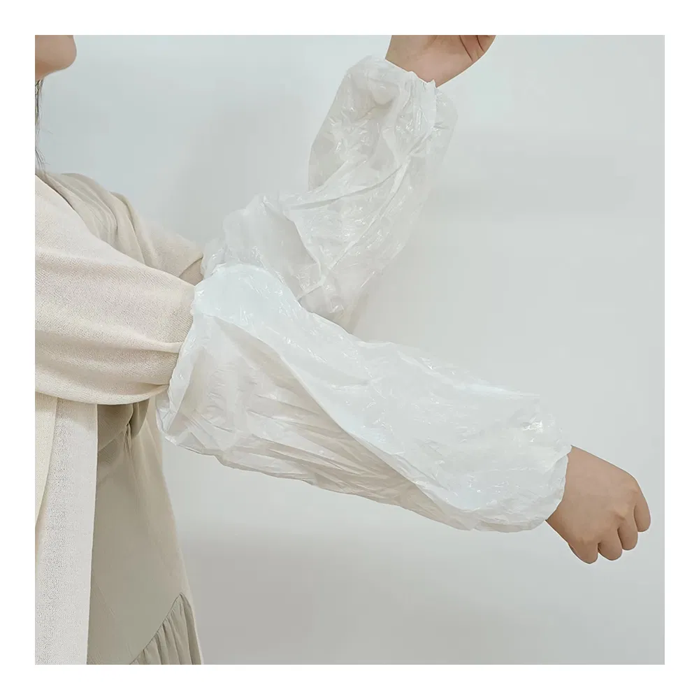 Disposable Waterproof PP Sleeve Cover Working Food Disposable Industry Protective Arm Sleeve Cover
