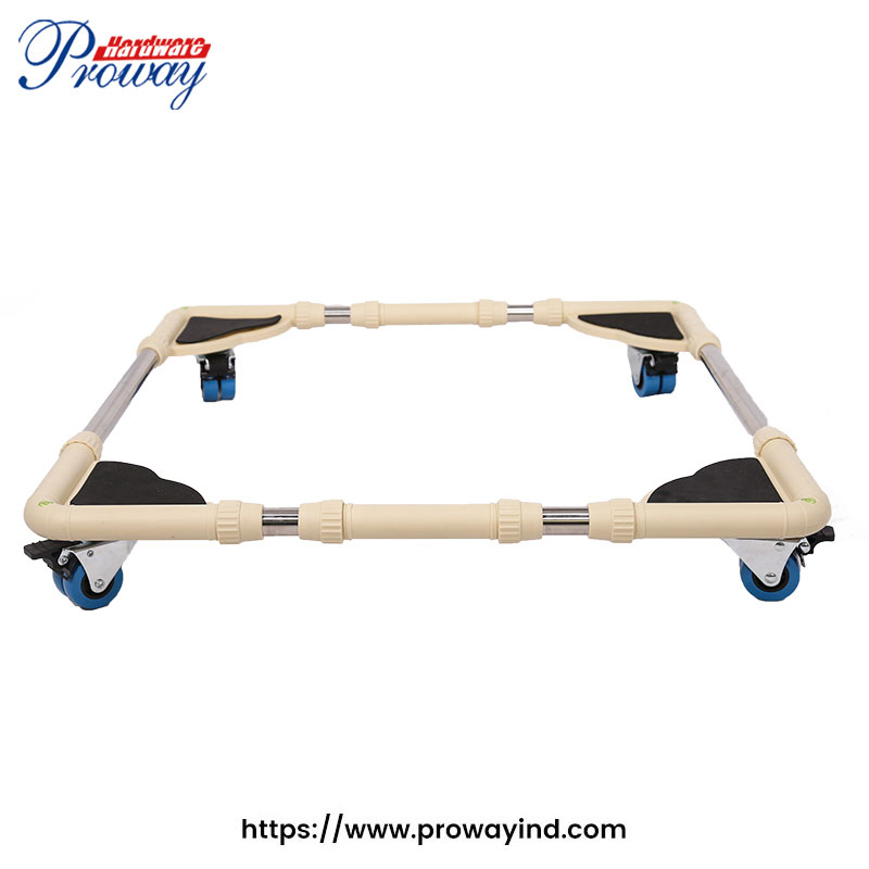 High Quality 4 Wheel Washing Machine Refrigerator Fridge Trolley Movable Adjustable Washing Machine Base Stand/