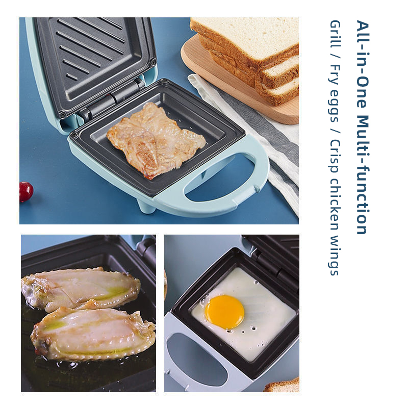 Mini Portable Bread Waffle Maker for Sandwich Breakfast