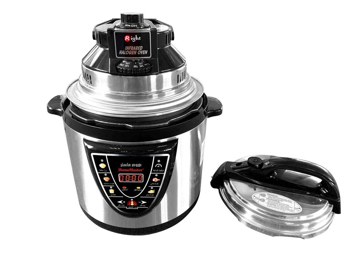 2.5L Small Size Stainless Steel Housing Metal Electric Pressure Cooker Electrical Rice Cooker