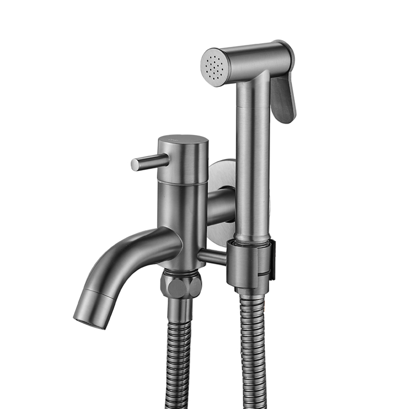 High-Pressure Bathroom Black Brass Bathtub Toilet Handheld Bidet Sprayer