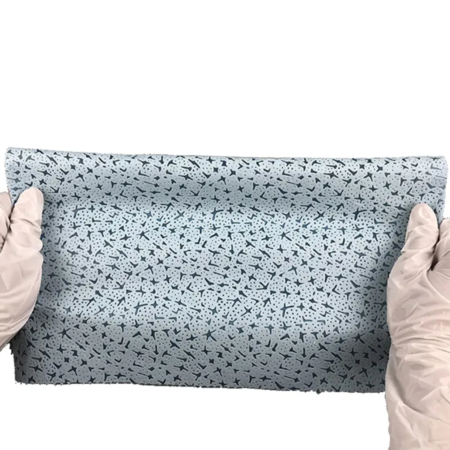 Meltblown Nonwoven Oil Absorbing Wipes Microfiber Printhead Glasses Cloth Roll Industrial Cleaning Wipes