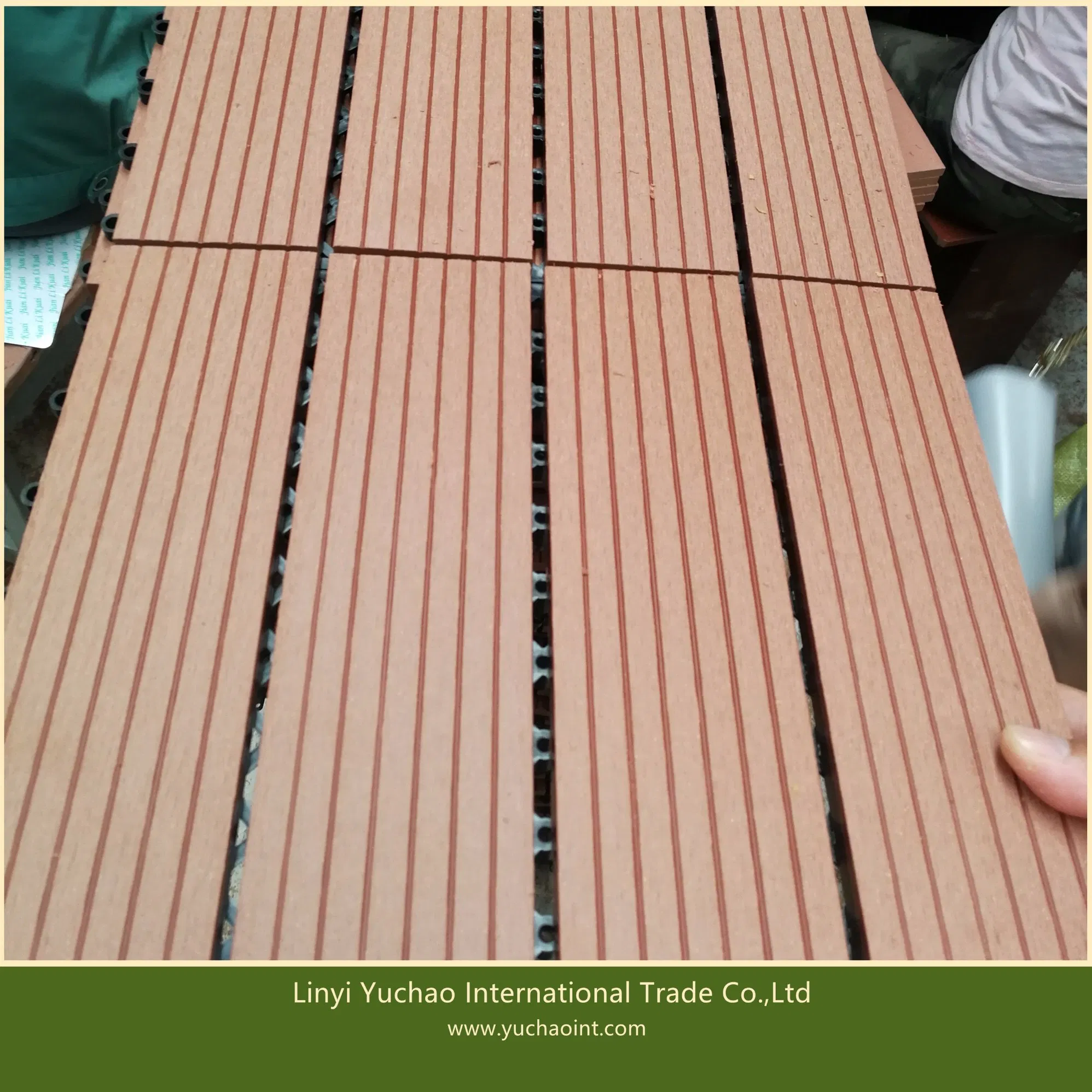 Factory Price Hollow WPC Decking for Outdoor Decoration