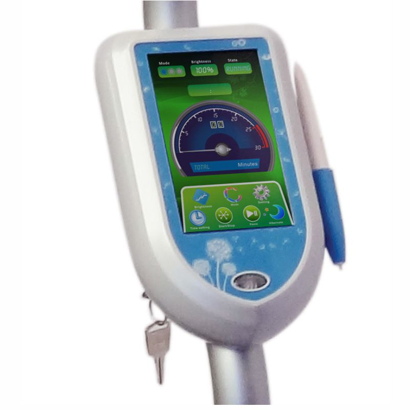 Portable 5 Inch Tourch Screen Cold Light Teeth Whitening System for Beauty Salon Rose Color