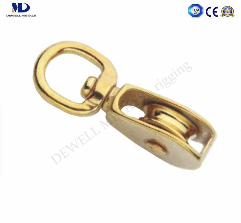 Bronze Casting Pulley Double Sheave Rigid Eye