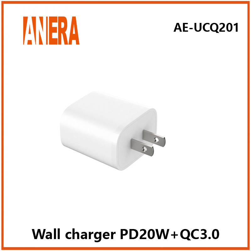 Быстрая зарядка PD 20W для iPhone с EU/US/UK вилкой