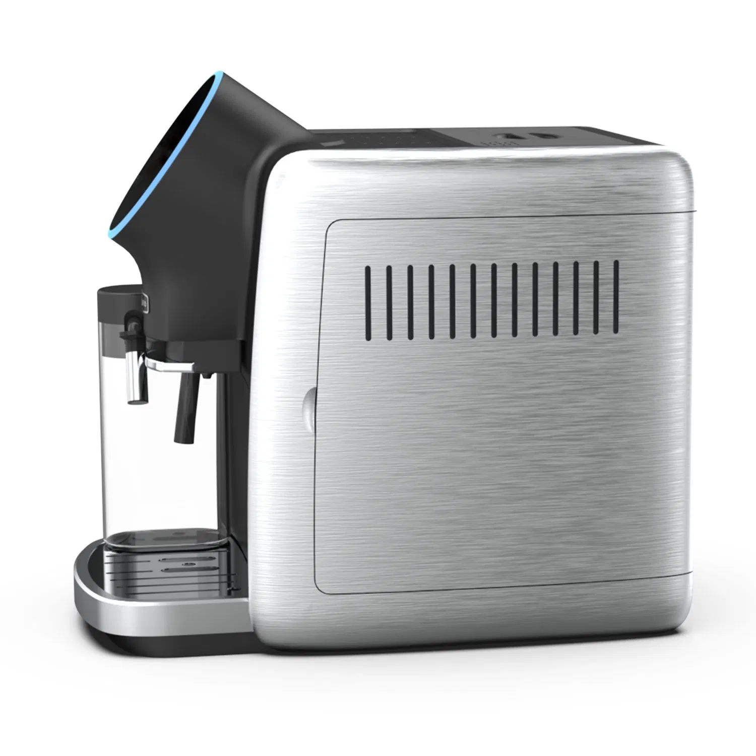 Intelligent Round Screen Italian Pump Automatic Coffee Machines with 19 Bars Pressure DIY Coffee