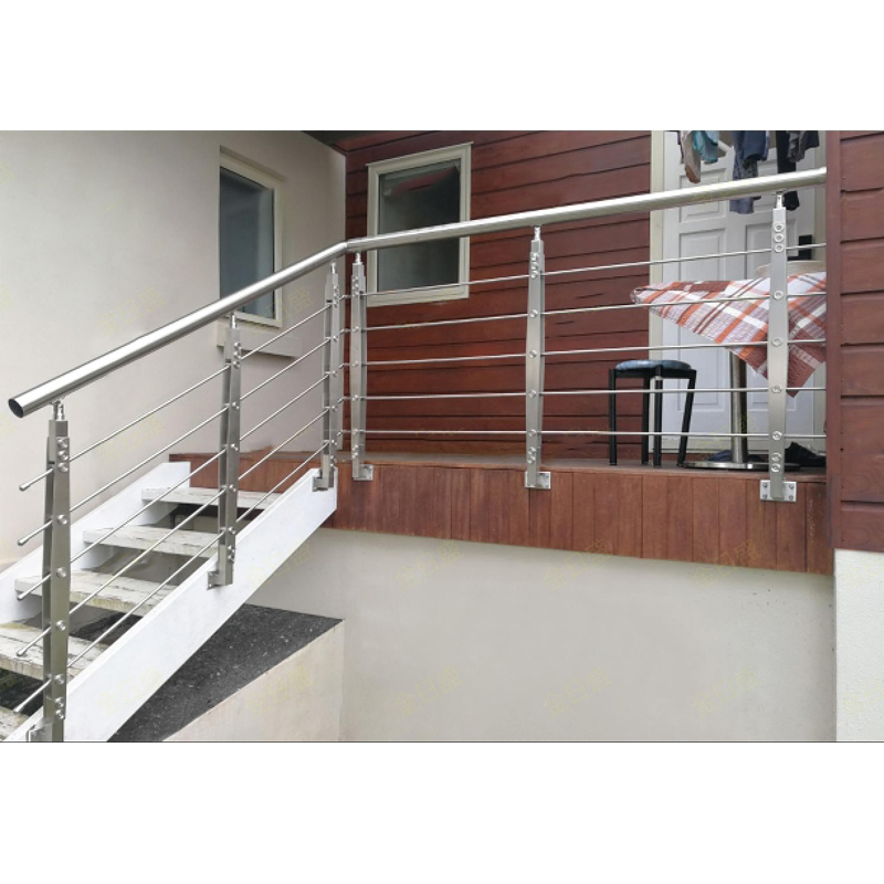 Modern Steel Cable Railings Stainless Wire Handrail Glass Balustrade Rope and Mesh