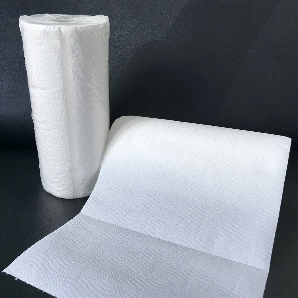 Custom Popular Sale Premium 24rolls Eco-Friendly Oil Water Absorbent Wood Pulp Kitchen Paper Towels Rolls