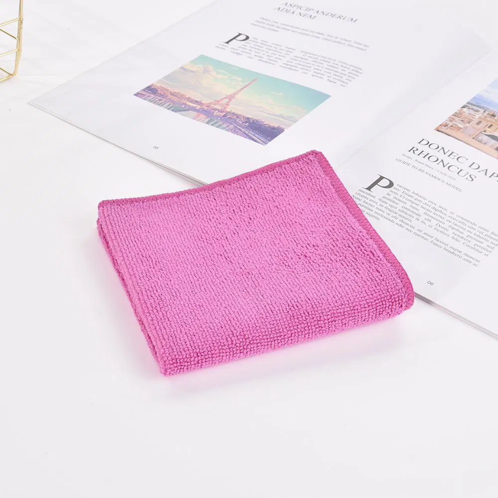 High Absorbent Multipurpose Terry Microfiber Cloth with Poly Mesh Dish Towel