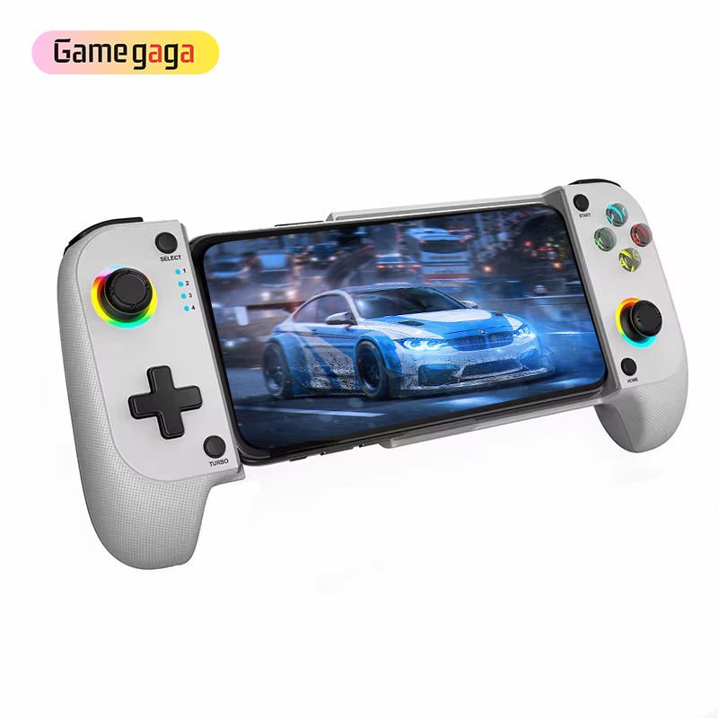 M Saitake Stk-7009f Stk 7009f Game Controller Wireless Bt Gamepad Extendable Joypad Joystick for Android/Ios System