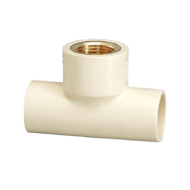 Era CPVC Pipe Fitting Brass Threaded Female Tee NSF-Pw & Upc