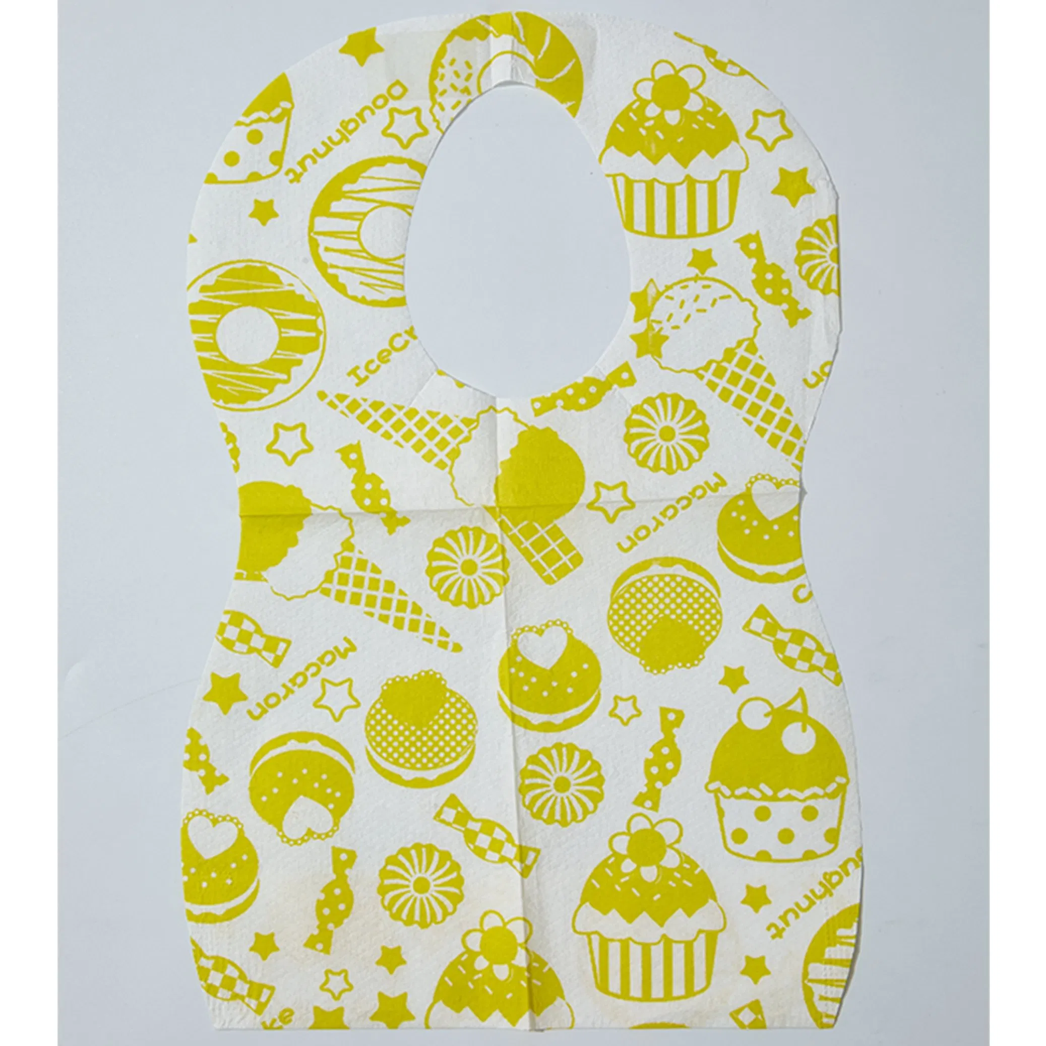 Customizable Eco-Friendly Portable Nonwoven Baby Bibs for Easy Cleanup During Meals