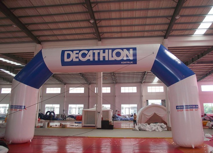 Customized Advertising Equipment Race Inflatable Archway Sport PVC tarpaulin Air Tight Arch