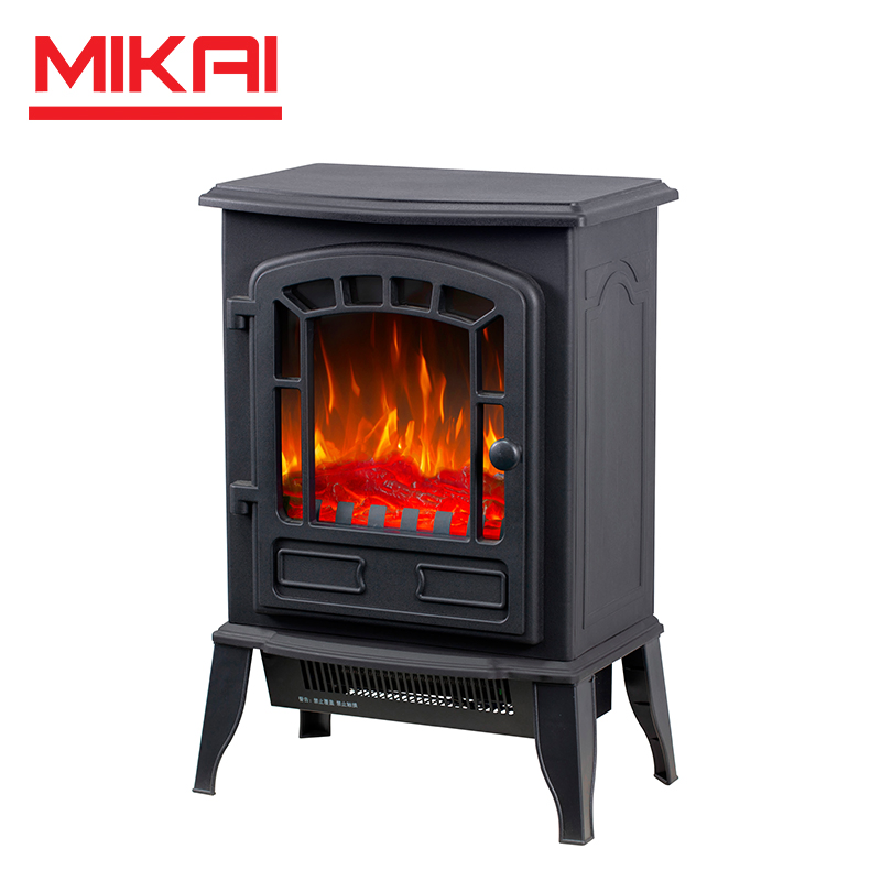 Portable Electric Fire Heater Standing Style Overheat Protection Bedroom Living Room Heating Electric Fireplace Stove