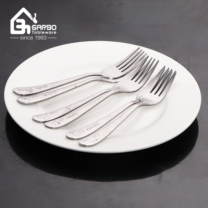 6-Piece Silver Stainless Steel Cutlery Sets - Handmade and Safe