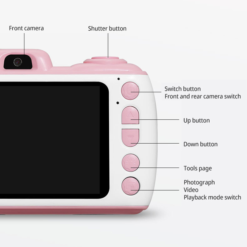 Детская камера X38 IPS 3.5 дюйма 1080P