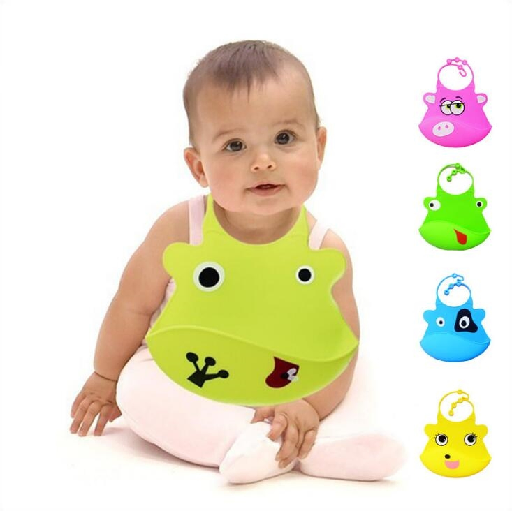 Custom Private Label BPA Free Adjustable Waterproof Silicone Baby Bibs