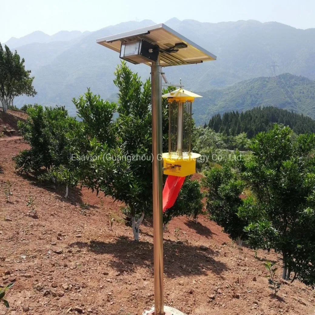 Solar Insecticidal Light Solar Insect/Pest Killer Lamp for Farm Family Health with 30W Poly Solar Panel
