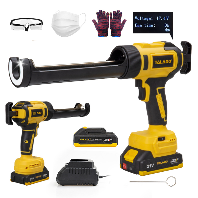 Cordless Caulking Gun with Adjustable Temperature and Fast Heating for DIY Crafts