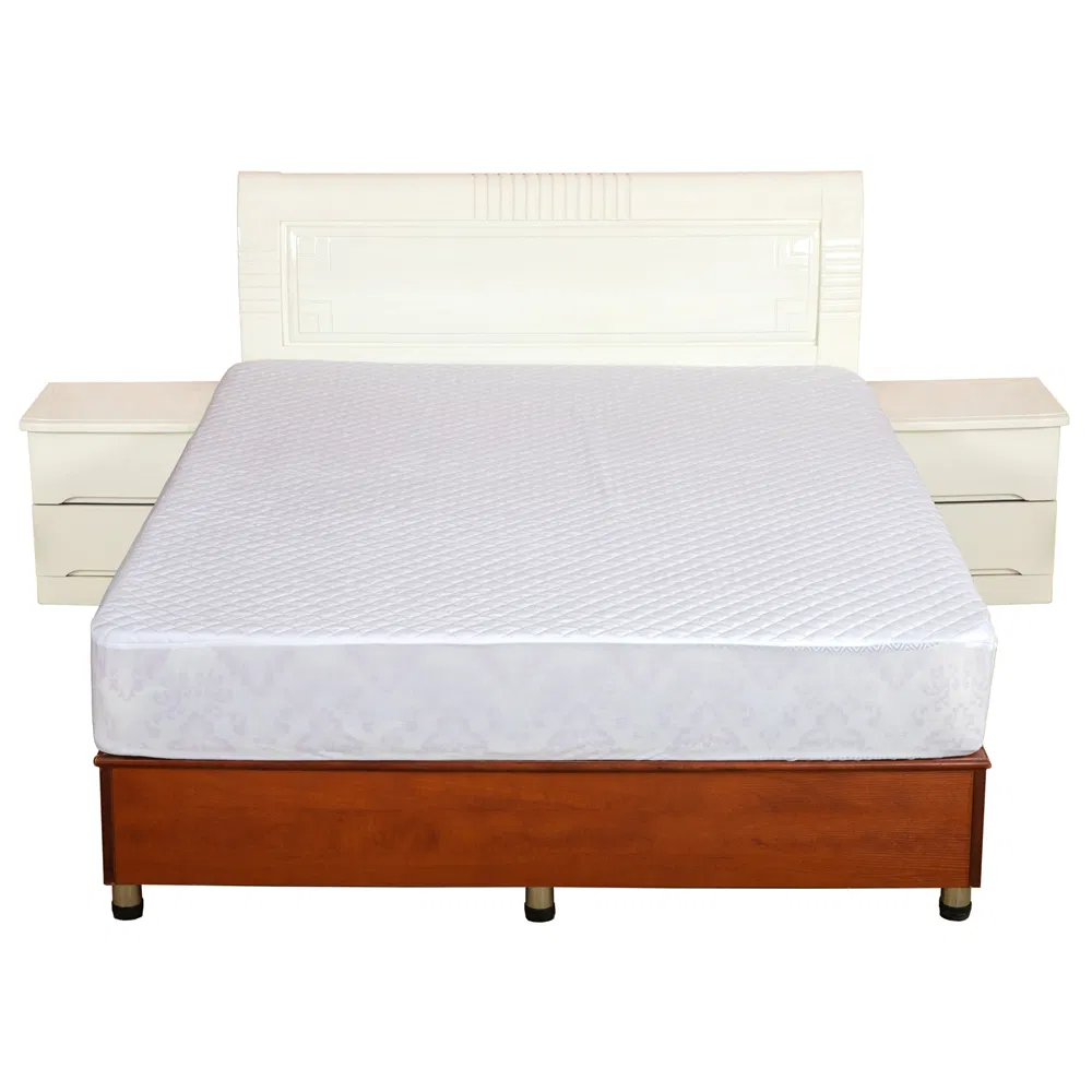 Wholesale Cheap High Quality Polyester Terry Mattress Protector Mattress Cover Pad Flat Fitted Sheet Noiseless