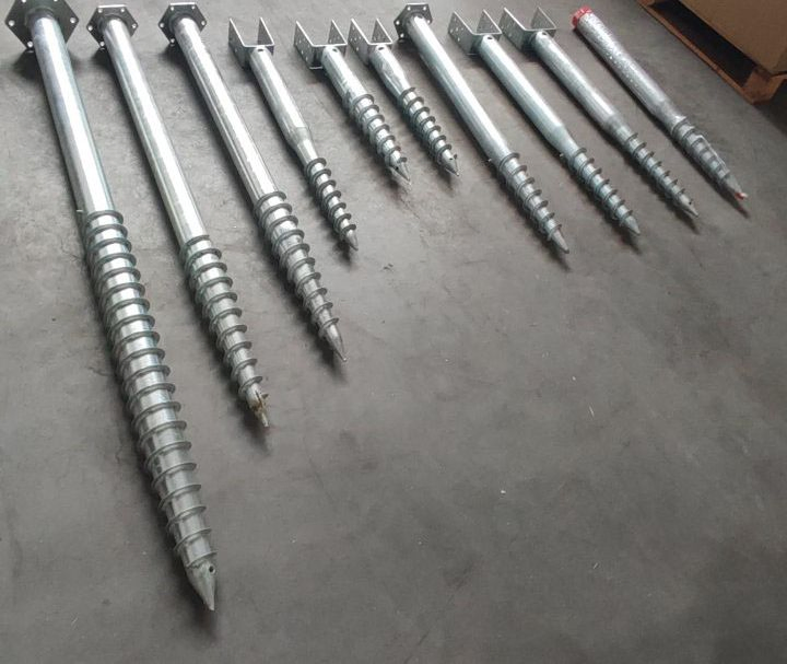 Heavy Duty U-Model 885mm No Dig Ground Screw Anchor Screw Post Stake for Deck House