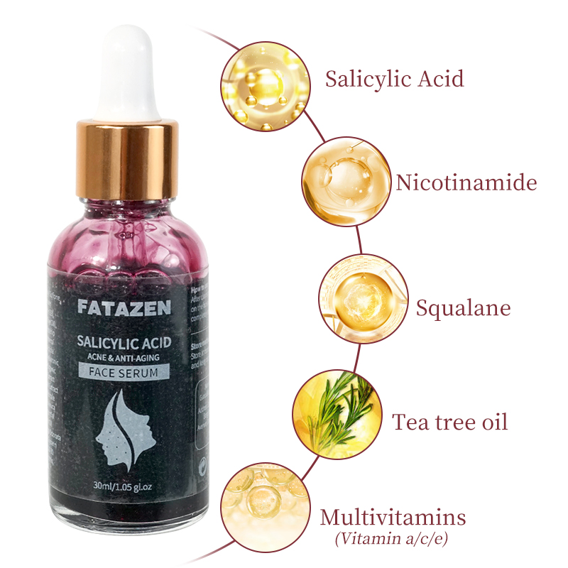 2% BHA Multivitamins Moisturizing Brightening Non-Sticky Texture Salicylic Acid Facial Serum