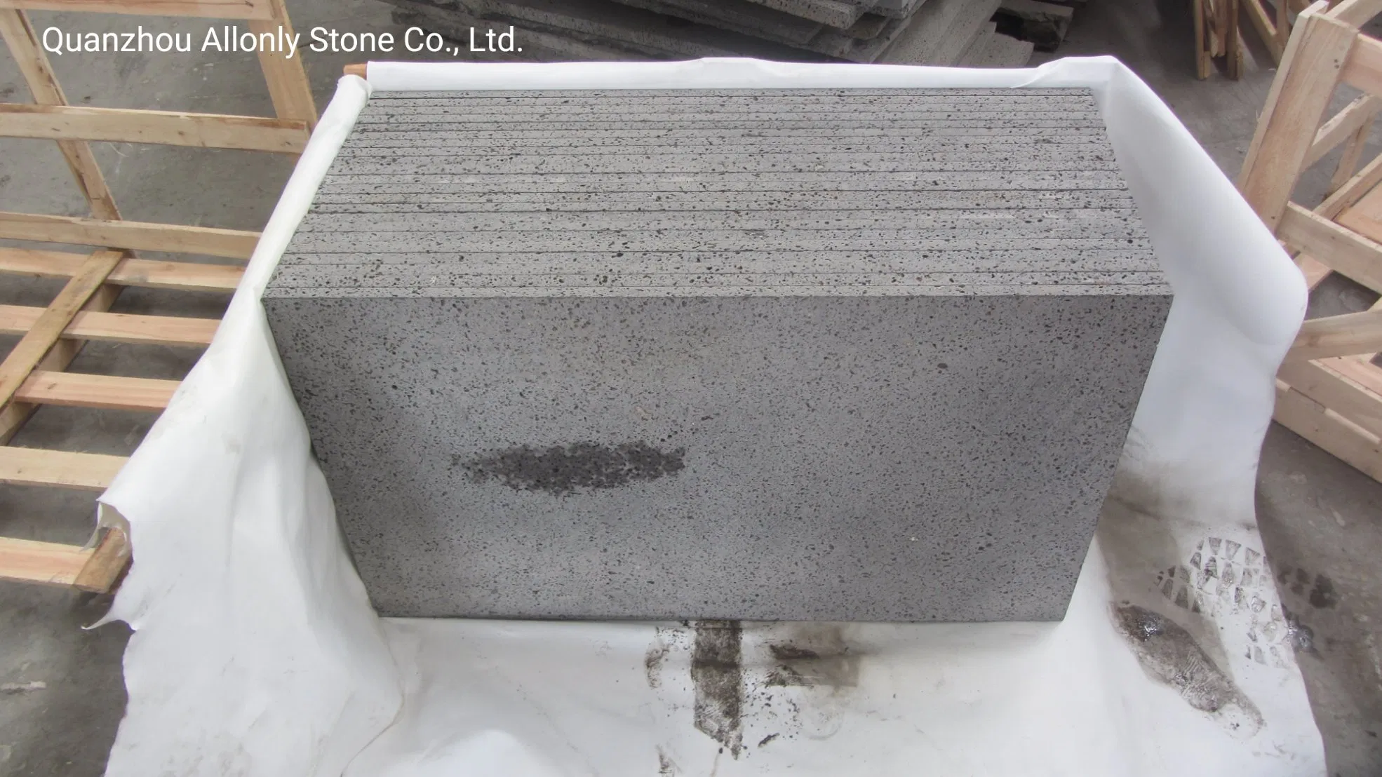 Outdoor Paving Honed Grey Basalt Natural Lavs Stone Flooring Tile