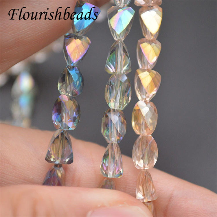 Jewelry Findings 5X7mm Irregular Shape Glass Loose Spacer Beads Jewelry Making